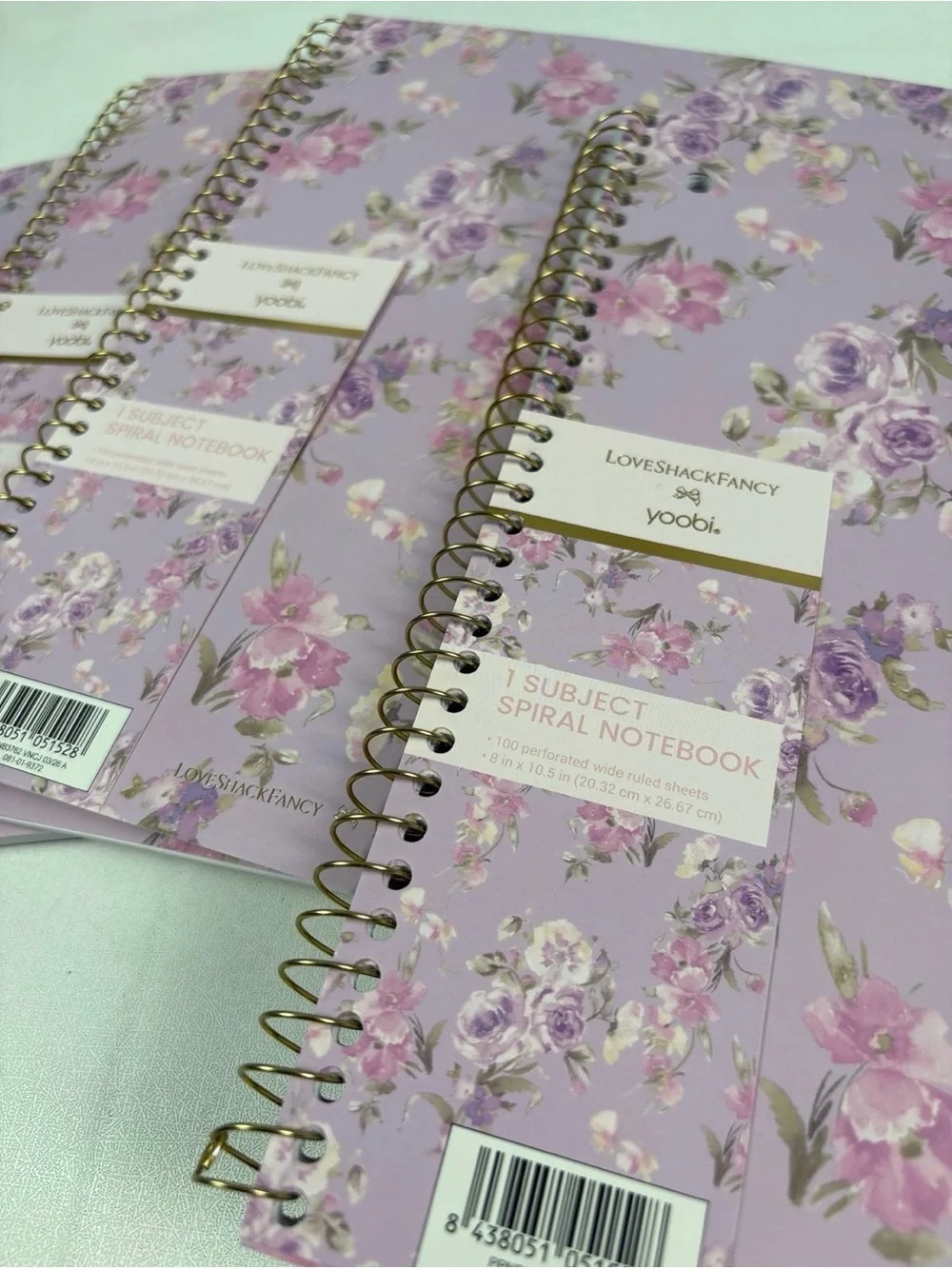 Loveshackfancy x target yoobi spiral notebook bundle
